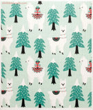 SWEDEdishcloths Swedish Dishcloth Christmas Llamas Spongecloth
