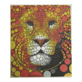 Colorful Lion Swedish Dishcloth