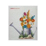 SWEDEdishcloths Swedish Dishcloth Flowers in Pail Spongecloth
