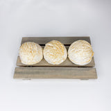 Mariam's Bubble Truffles Natural Solid Bubble Bath Truffle - Vanilla Christmas